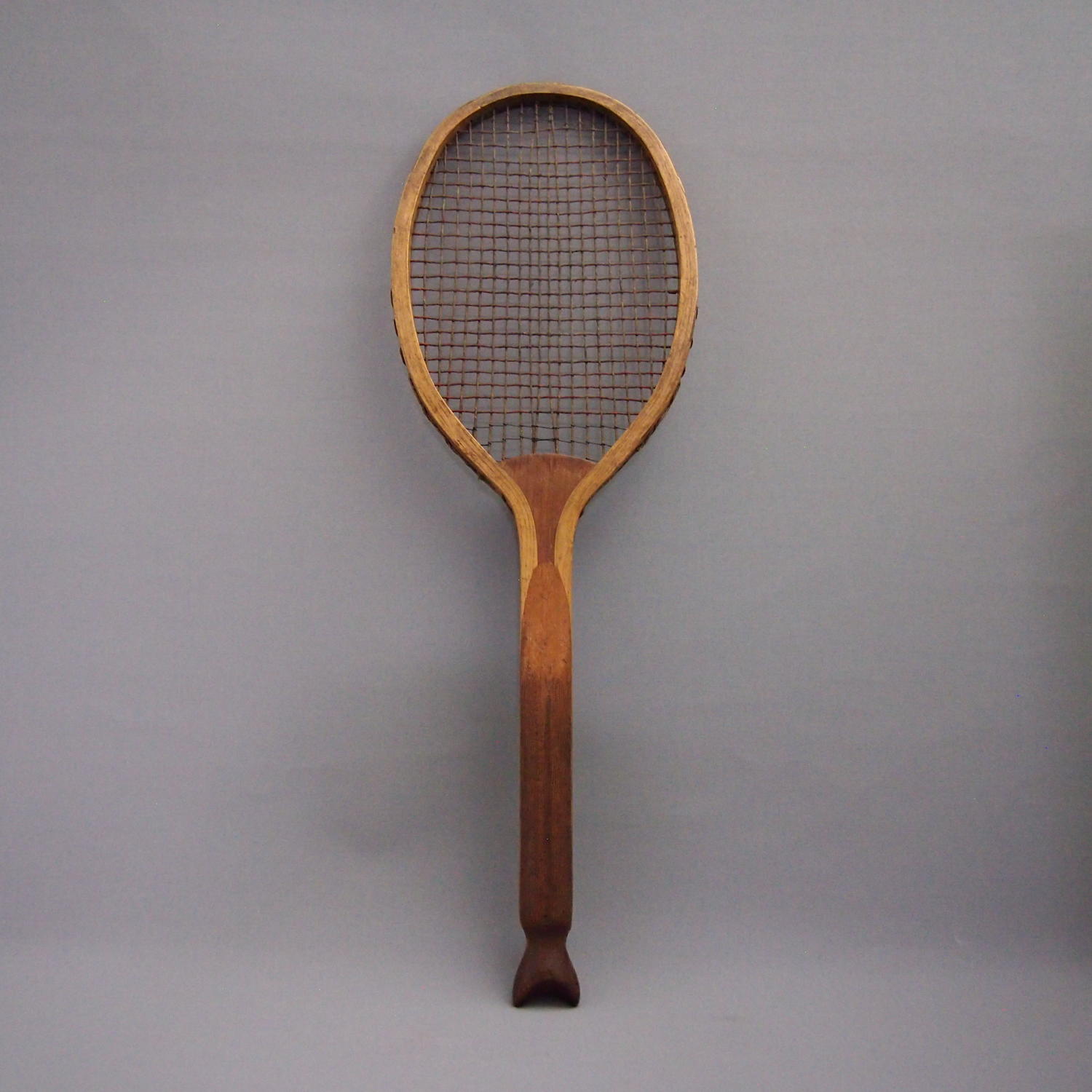 Vintage Fishtail Tennis Racket C1910