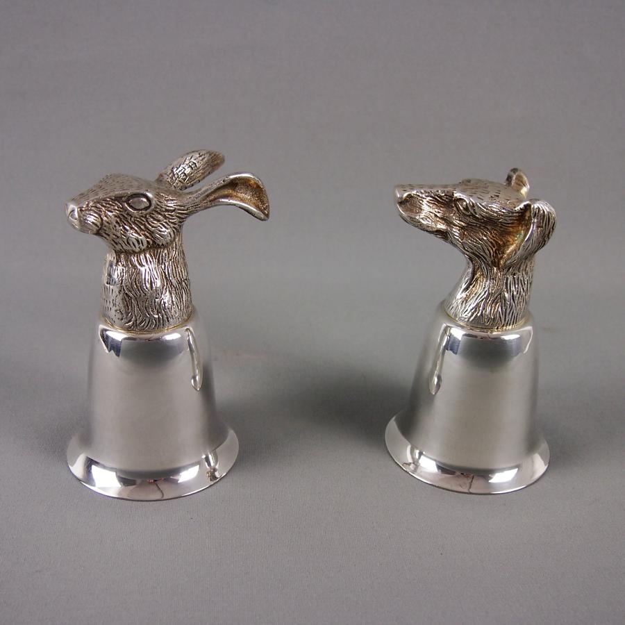 Silver Plated Hare Hunting Cup