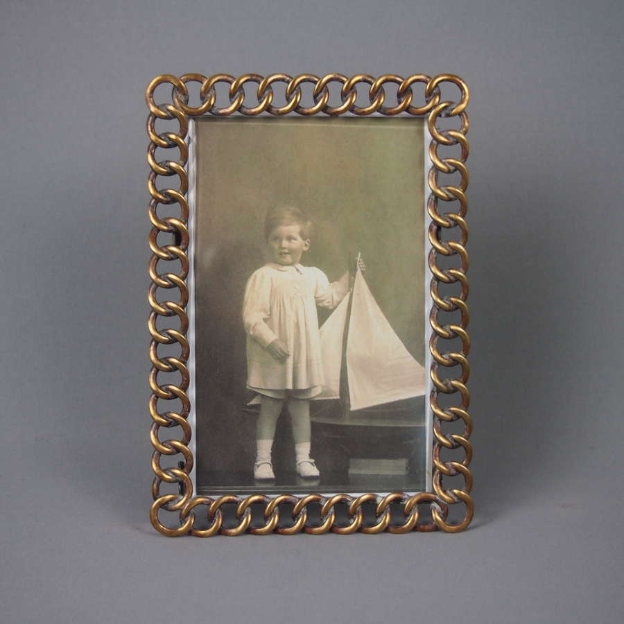Brass Loop Antique Victorian Picture Frame. W8472