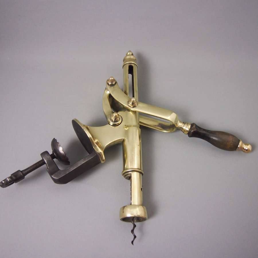 Brass Rapid Bar Corkscrew . W8486
