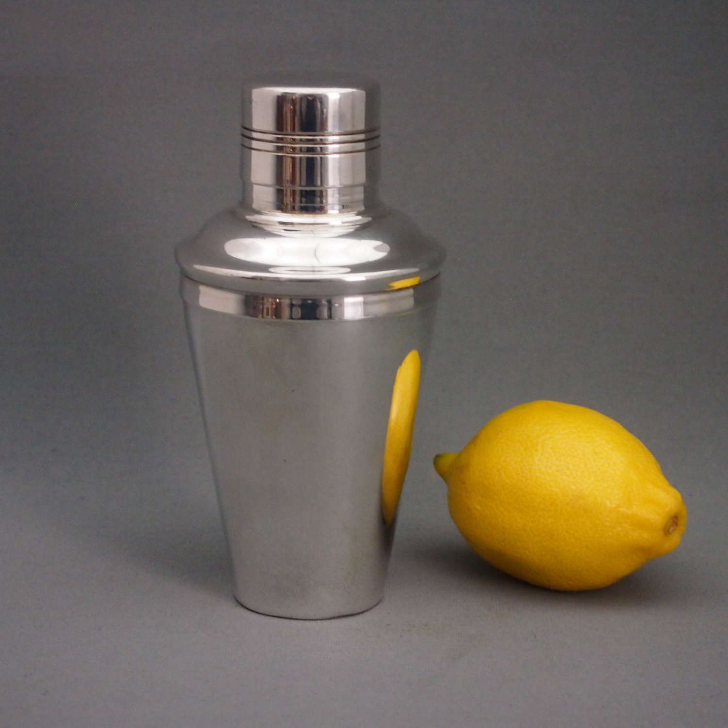 Baby Sized Vintage Silver Plated Cocktail Shaker W8558