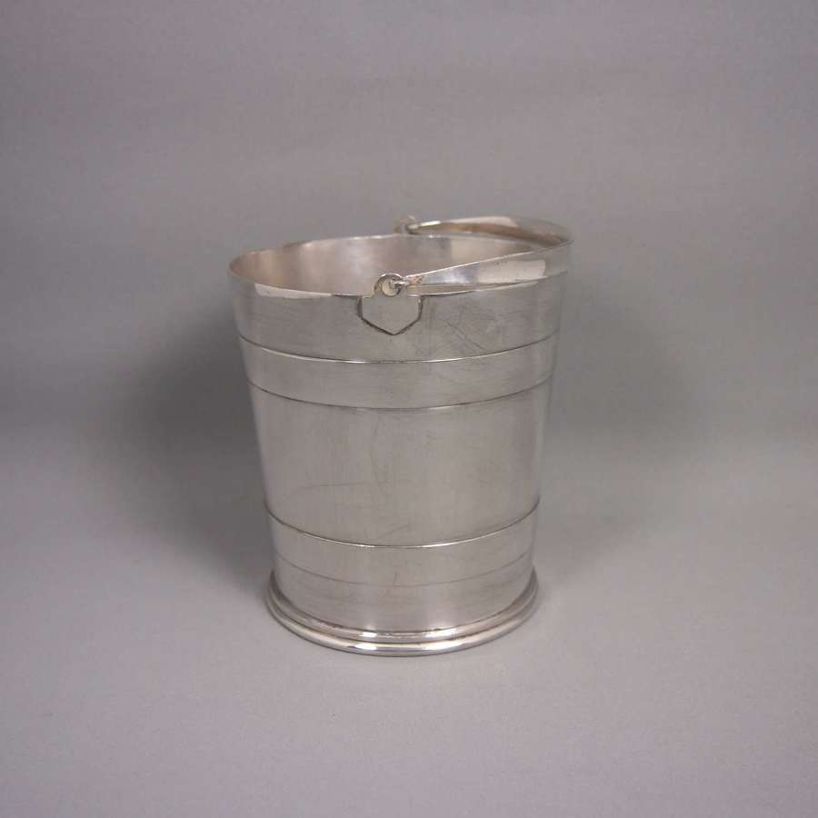 Vintage Silver Plated Ice Bucket C1930s.W8636